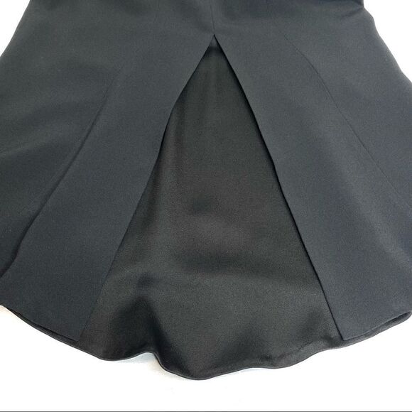 Carmen Marc Valvo Collection black trumpet midi skirt size 8 - Picture 13 of 16